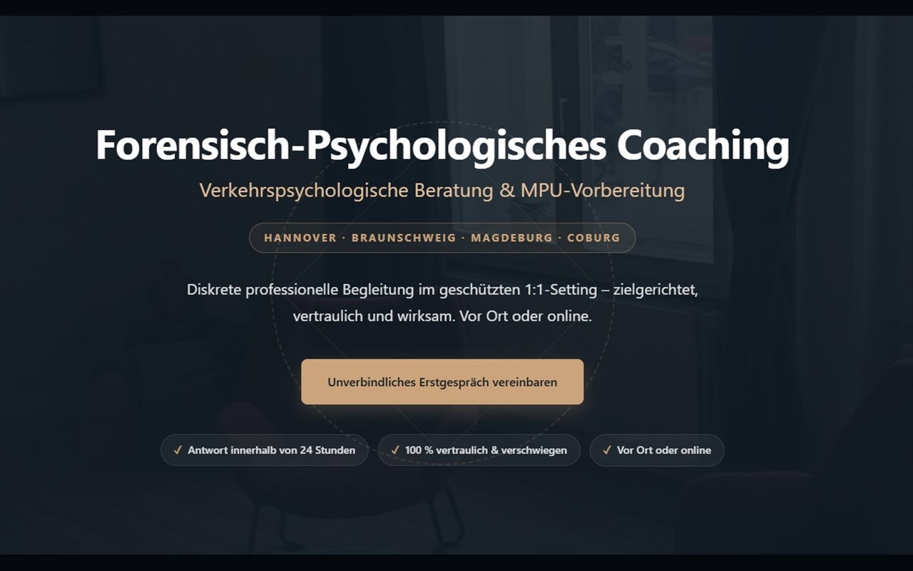 Startseite von johannescoaching.de