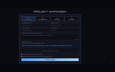 Anfrageformular